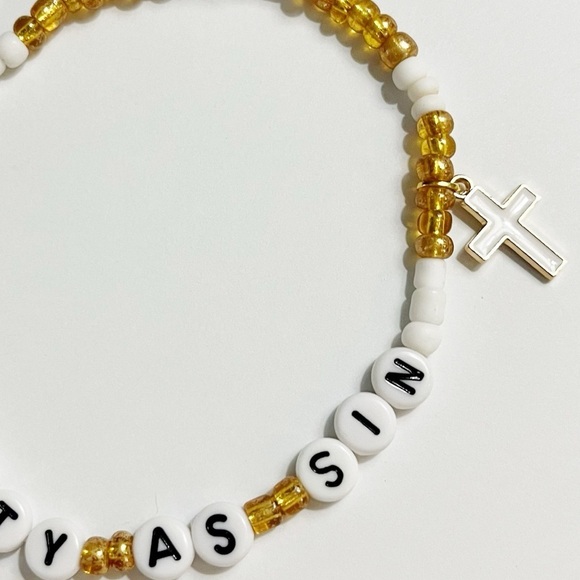 Taylor Swift Eras Tour Friendship Bracelet Guilty As Sin TTPD - Picture 2 of 2